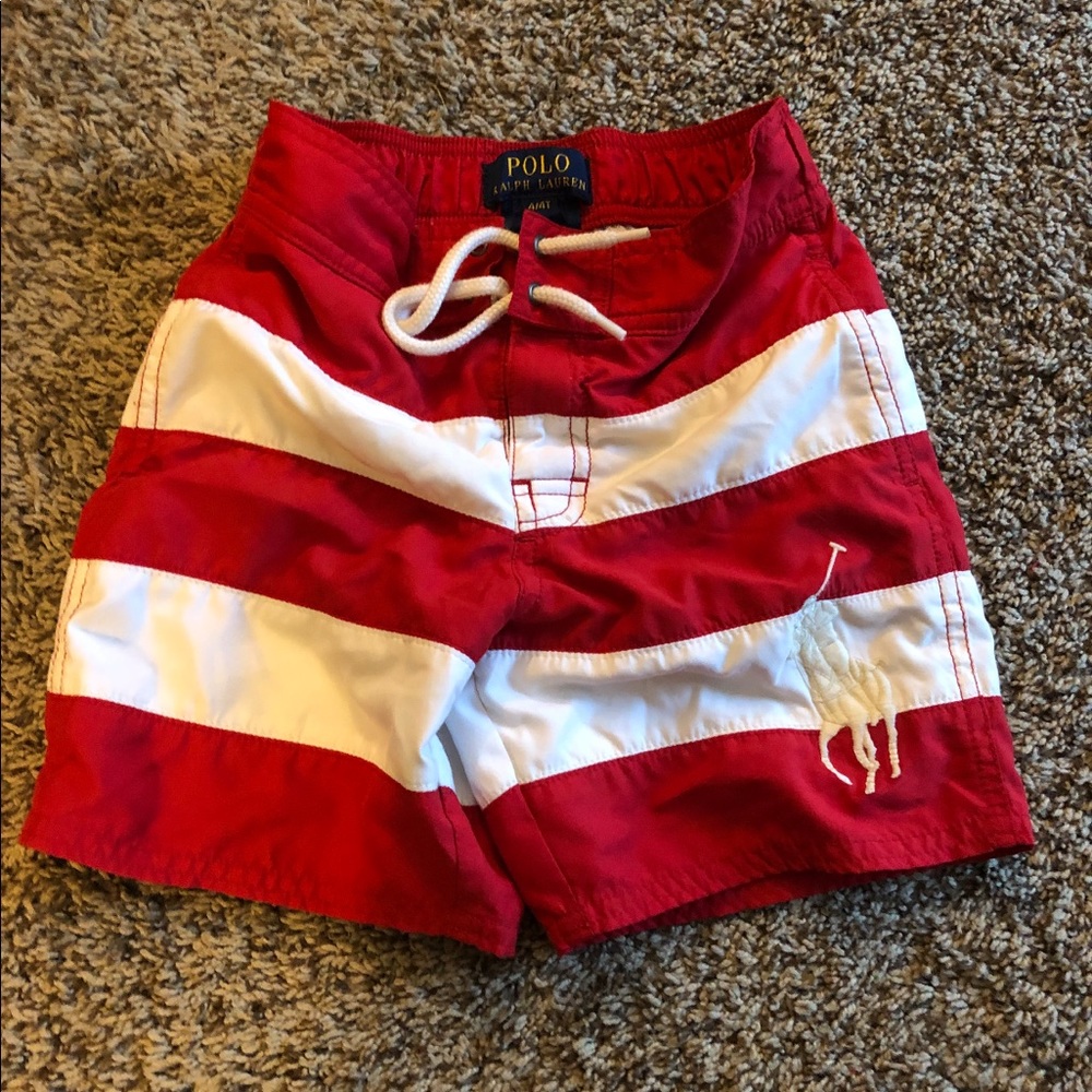 Boys polo swim suit